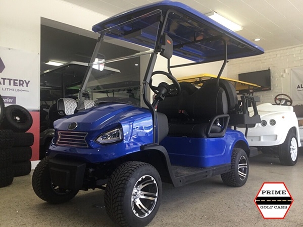 Blue Elite EV 4 Passenger Golf Cart affordable golf cart rental, golf cart rental san antonio, san antonio golf cart rental golf cart rental