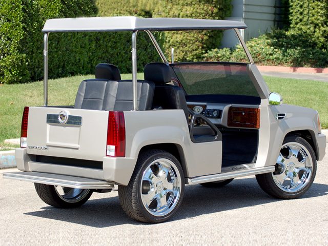 Silver Escalade Golf Cart affordable golf cart rental, golf cart rental san antonio, san antonio golf cart rental golf cart rental