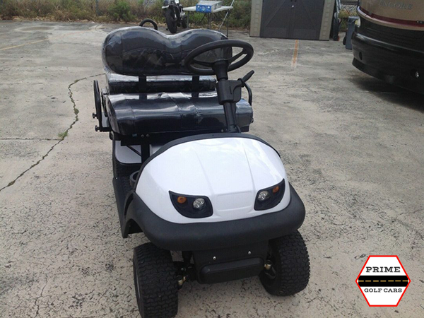 White Cricket RX5 Mini Golf Cart affordable golf cart rental, golf cart rental san antonio, san antonio golf cart rental golf cart rental